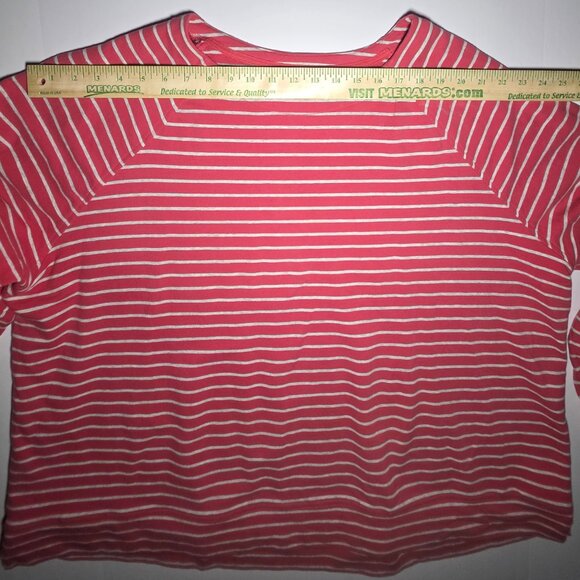 L.L. Bean Womens Red and Gray Striped Long Sleeve Pullover Size 3X Regular - Picture 9 of 11